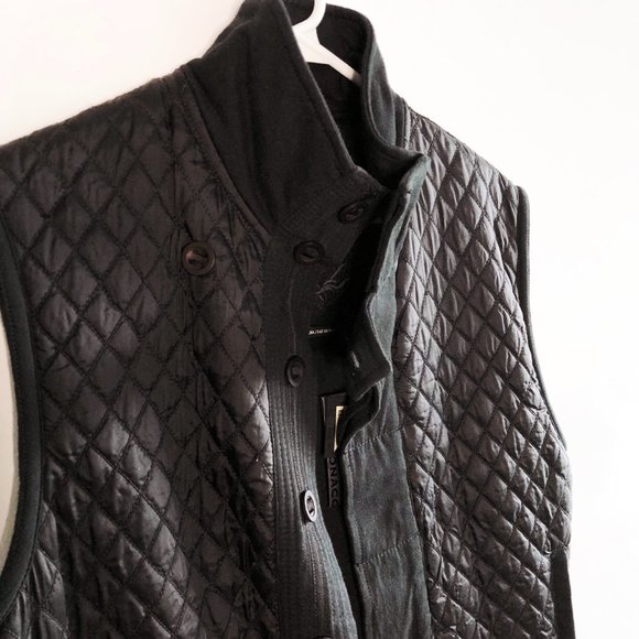 Club Monaco Black Quilted Puff Vest - Picture 6 of 8